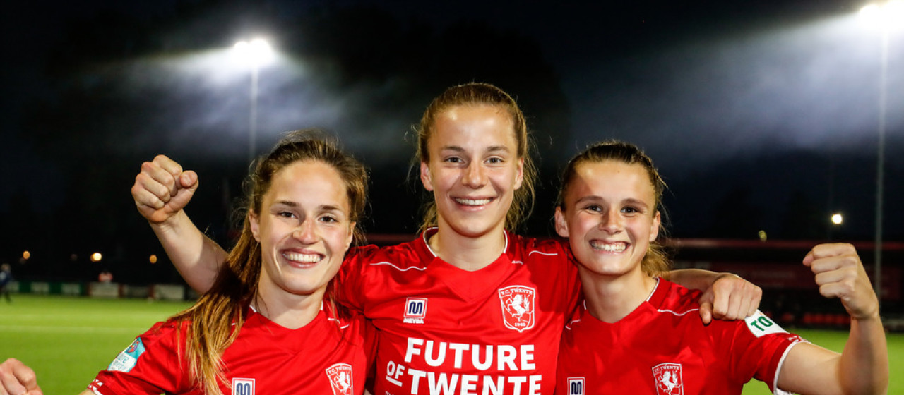 FC Twente Vrouwen plaatst zich voor Champions League 