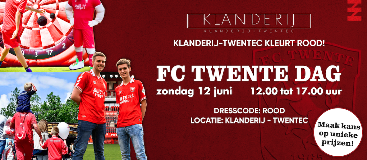 Zondag 12 juni - FC Twente Dag in Klanderij - Twentec